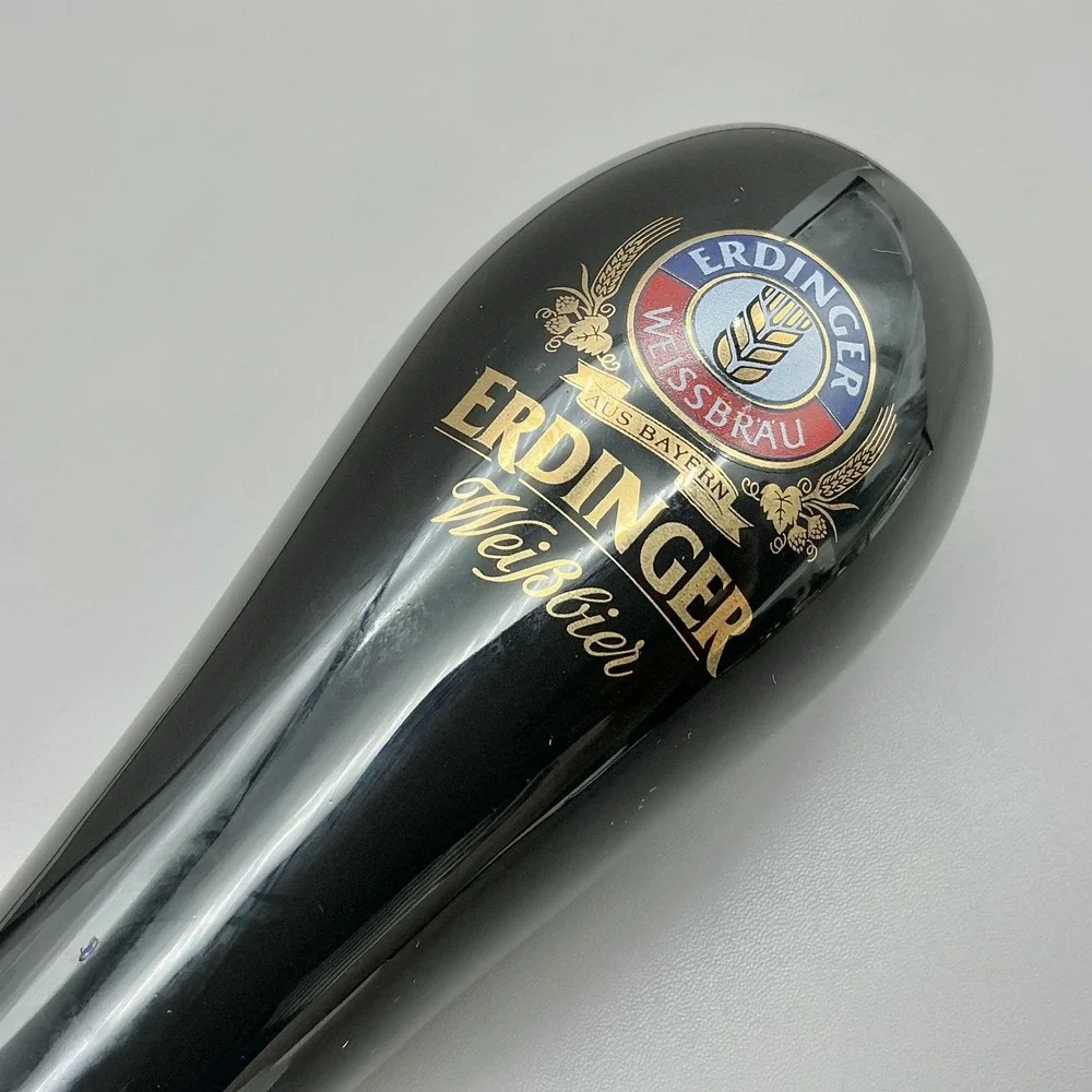 Erdinger Weissbier Beer Tap Handle Black Bar Pull Germany Draft Tower Pub